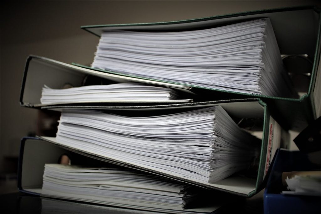 Pile of folders