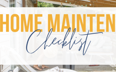 July Home Maintenance Checklist