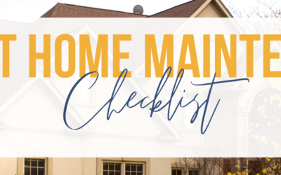 August Home Maintenance Checklist