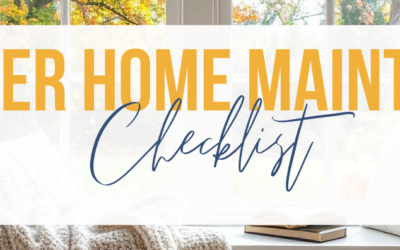 November Home Maintenance Checklist